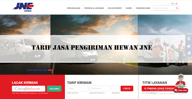 Tarif Jasa Pengiriman Hewan JNE